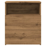 ZNTS Bedside Cabinet Artisan Oak 50x32x60cm Engineered Wood 856566