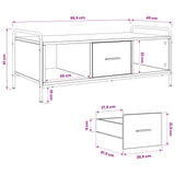 Coffee Table Black Oak 99.5 x 49 x 41 cm Engineered Wood 8013584
