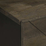Bedside Cabinets 2 pcs Black 40x33x46 cm Solid Wood Mango 4017683