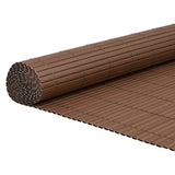 Garden Fence Double-Sided Brown 1.8x5 m PVC 42002626