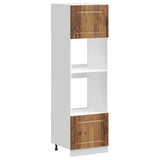 Oven Cabinets 2 pcs Kalmar Old Wood Engineered Wood 3315039