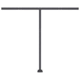 ZNTS Freestanding Manual Retractable Awning 350x250 cm Cream 3069717