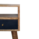 Mini Navy Blue Hand Painted Bedside IN1685