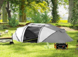 4-6 Man UV Protection Camping Tent - Charcoal Grey and White T3398P348659