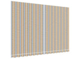Replacement Awning Fabric Multicolour 100% Polyester with PU coating 367727
