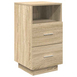 Bedside Cabinets 2 pcs with 2 Drawers Sonoma Oak 36x36x68 cm 858583