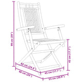 ZNTS 5 Piece Garden Dining Set Bamboo 3278529