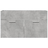 Bathroom Sink Cabinet Concrete Grey 90x38.5x46 cm Engineered Wood 856214