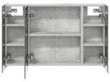 Bathroom Mirror Cabinet Concrete Grey 60 x 14.5 x 50 cm 889074
