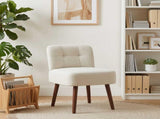 Slipper Chair Cream Velvet 42050520