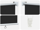 Outdoor Roller Blind UV Protection Anthracite Polyester 42041217