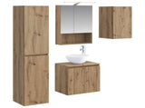 Bathroom Cabinet Set 5 pcs Artisan Oak 50 x 14.5 x 70 cm 3407302