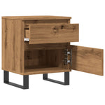 ZNTS Bedside Cabinet Artisan Oak 40x35x50 cm Engineered Wood 857438