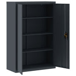 ZNTS File Cabinet Anthracite 90x40x180 cm Steel 3188331