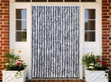 315139 Insect Curtain Silver 90x200 cm Chenille