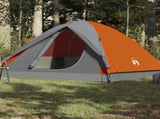 Camping Tent Dome 3-Person Orange Waterproof 94411