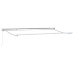 Retractable Awning Manual Red 400x200 cm Fabric 3329889
