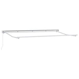 Retractable Awning Manual Red 400x200 cm Fabric 3329889