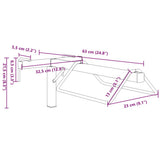Saddle Rack Wall Mounted Black Iron 172429