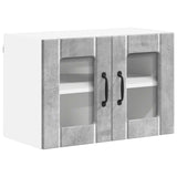 Wall Glass Cabinet LUCCA Concrete Grey 60 x 31 x 40 cm 884971