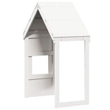 Kids' Bed Roof White 55x99x139.5 cm Solid Wood Pine 846892