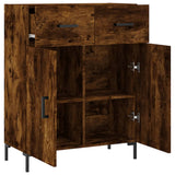 Sideboard Smoked Oak 69.5x34x90 cm Engineered Wood 827985