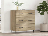 Drawer Cabinet Sonoma Oak 66 x 34.5 x 89.5 cm Engineered Wood 894837
