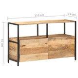 Sideboard 110x35x65 cm Solid Mango Wood 320918