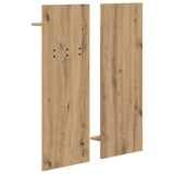 Wall-Mounted Coat Rack with Shelf Artisan Oak 70 x 10 x 90 cm 874530