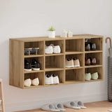 Shoe Cabinet Artisan Oak 103 x 30 x 51 cm Engineered Wood 875210