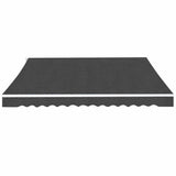 Folding Awning Manual Operated 350 cm Anthracite 275567