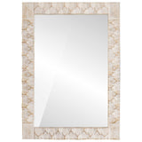 Bathroom Mirror with Mirror White Wash Finish 50 x 70 x 2.5 cm 4017895