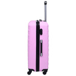 ZNTS Hardcase Trolley Set 2 pcs Pink ABS 92429