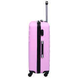 Hardcase Trolley Set 2 pcs Pink ABS 92429