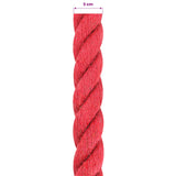 Jute Rope Red 100% Tossa jute 42011732