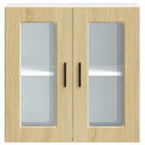 Kitchen Wall Cabinet with Glass Door Porto Sonoma Oak 854150
