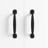 Furniture Handle 250 pcs Black 130 x 19.4 x 22.3 mm Aluminium 864694