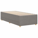 Bed Frame without Mattress Taupe 90x190 cm Single Fabric 3284904