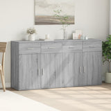 Sideboards 2 pcs Grey Sonoma 79x38x80 cm Engineered Wood 3276621