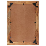 Mirror 70x50 cm Solid Wood Reclaimed and Glass 351984