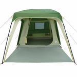 ZNTS Camping Tent with Porch Dome 5-Person Green Waterproof 4009581