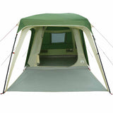 ZNTS Camping Tent with Porch Dome 5-Person Green Waterproof 4009581