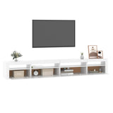 TV Cabinet with LED Lights White 270x35x40 cm 3152746
