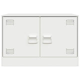 TV Cabinet White 67x39x44 cm Steel 841641