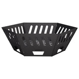 Fire Pit Black 80 x 80 x 28 cm Steel 8012598