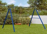 Outdoor Swing Set with Swing and Disc Swing 3283588