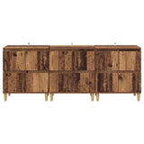 Sideboards 3 pcs Old Wood 60 x 35 x 70 cm Engineered Wood 3415557