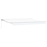 Manual Retractable Awning White 4 x 3 m 3420263