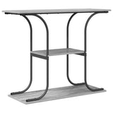 Console Table Grey Sonoma 101 x 35 x 80.5 cm Engineered Wood 868472