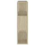 Book Cabinet Room Divider Sonoma Oak 80x24x94 cm Engineered Wood 809128